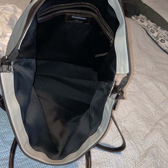 Valentina large leather tote weekender bag - Picture 11 of 11